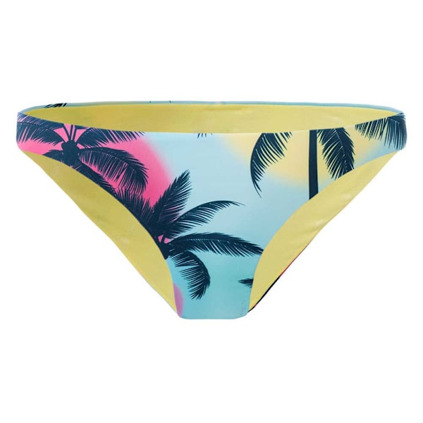 Aquawave Girls Rodani Palm Tree Bikini Bottoms 11 år Blå/Gul Blue/Yellow/Black 11 Years