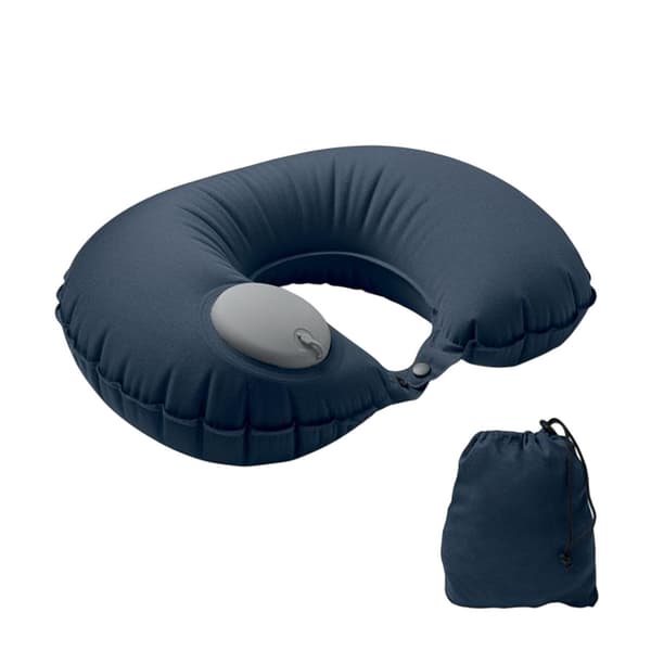 MidOcean Uppblåsbar Heddow Resekudde One Size Blå Blue One Size
