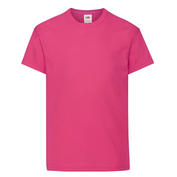 Fruit of the Loom Barn/Barn Original T-shirt 3-4 år Fuchsia Fuchsia 3-4 Years
