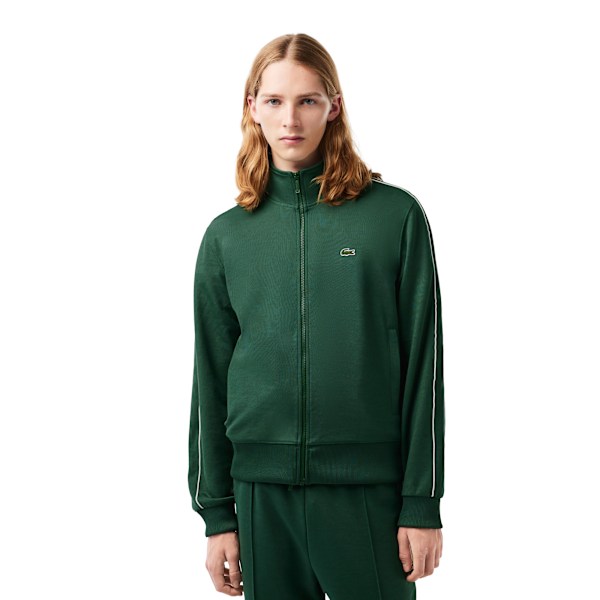 Lacoste Herr Paris Piqué Zip Front Track Jacket XS Grön Green XS
