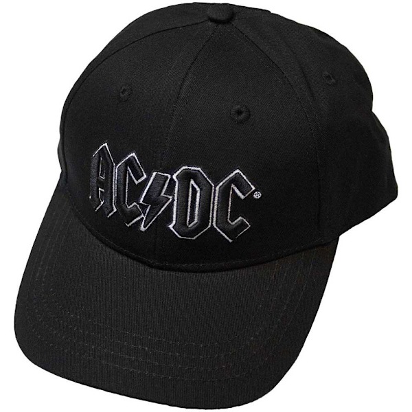 AC/DC Unisex Vuxen Logo Baseball Cap One Size Svart Black One Size