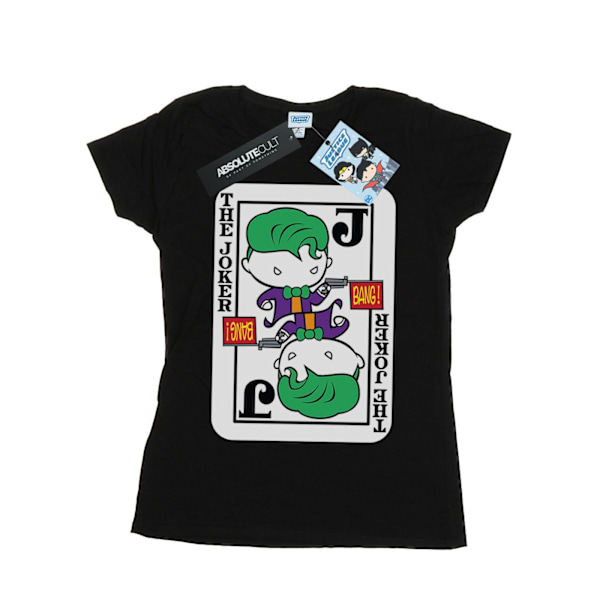 DC Comics Dam/Kvinnor Chibi Joker Spelkorts Bomull T-shirt Black L