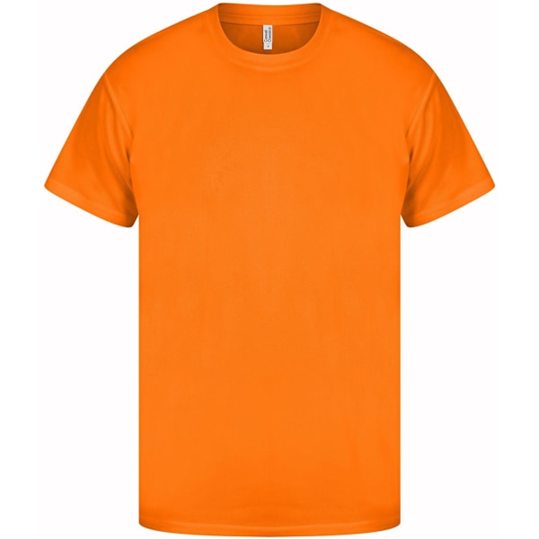 Casual Classics Unisex Adult Original Tech T-Shirt 5XL Cyber Orange Cyber Orange 5XL