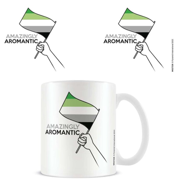 Pyramid International Aromantic Mug One Size Vit/Svart/Grön White/Black/Green One Size
