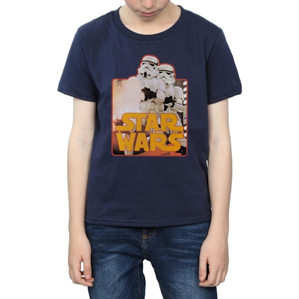 Star Wars Stormtrooper Assault T-shirt för pojkar 9-11 år Marinblå Navy Blue 9-11 Years