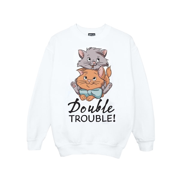 Disney Boys The Aristocats Double Trouble Sweatshirt 5-6 år White 5-6 Years