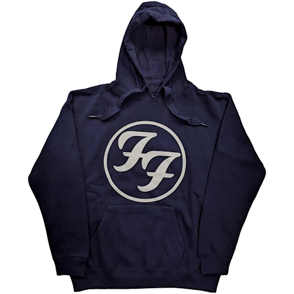 Foo Fighters Unisex Vuxen Logo Hoodie M Marinblå Navy Blue M