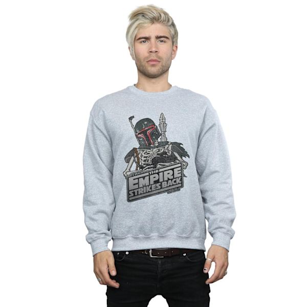 Star Wars Herr Boba Fett Skelett Sweatshirt S Sports Grey Sports Grey S