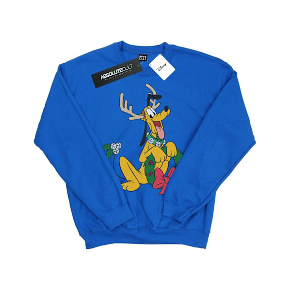 Disney Boys Pluto Jul Ren Sweatshirt 9-11 År Kunglig Blå Royal Blue 9-11 Years