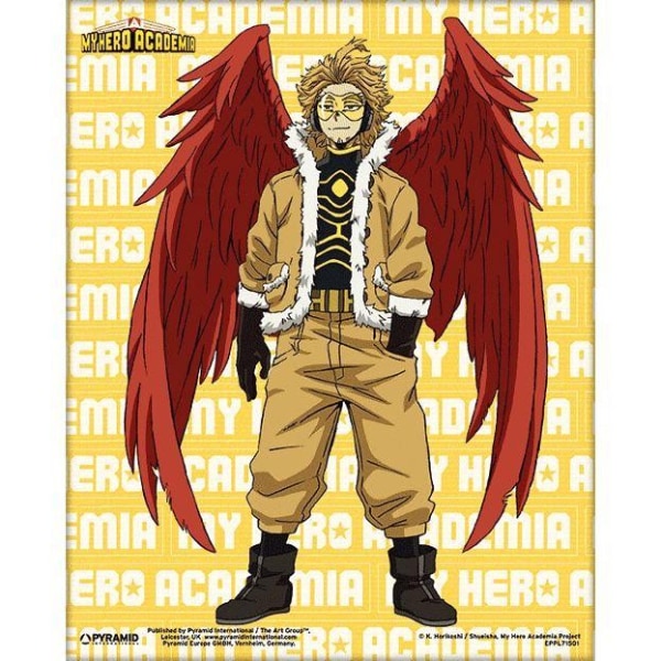 My Hero Academia 3D Hawks (Keigo Takami) Print One Size Yellow/ Yellow/Red/White One Size