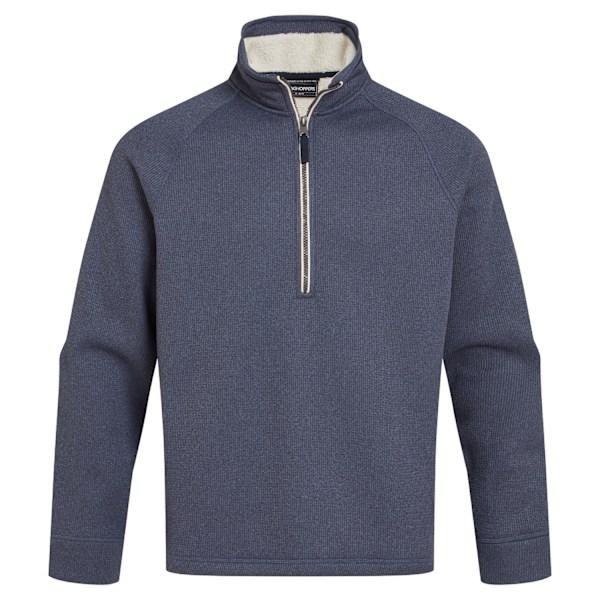 Craghoppers Belton Fleece Tröja med Halv Dragkedja Herr L Blå Marinblå Blue Navy L
