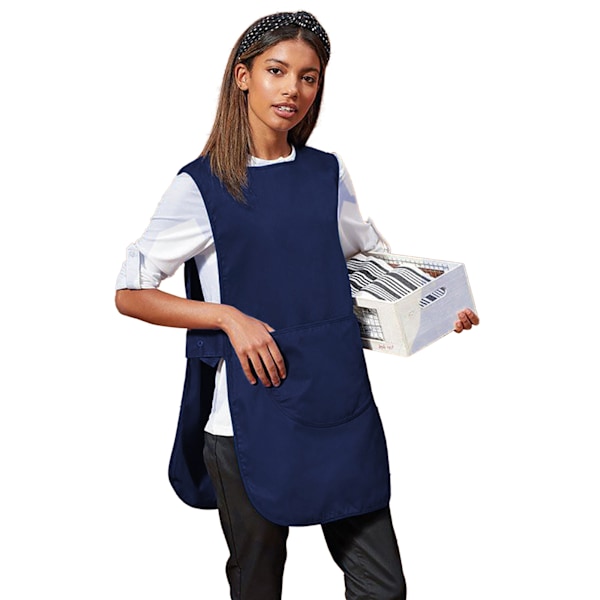 Premier Dam/Kvinnors Lång Längd Fick Tabard / Arbetskläder M Na Navy M