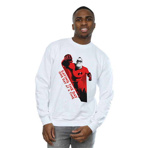 Disney Herr The Incredibles Saving The Day Sweatshirt S Vit White S