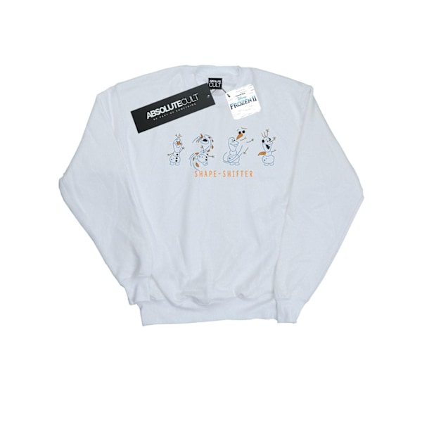 Disney Boys Frozen 2 Olaf Shape-Shifter Sweatshirt 3-4 år Vit White 3-4 Years