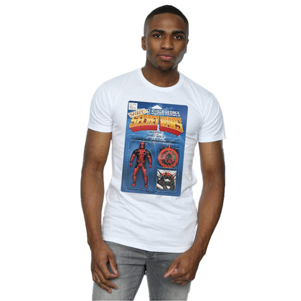 Marvel Deadpool Secret Wars Actionfigur T-shirt S Vit White S