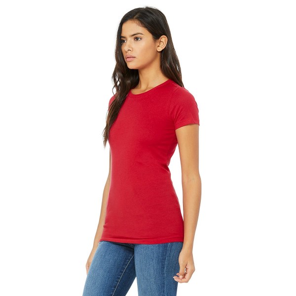 Bella + Canvas Dam/Dam Favorit T-shirt M Röd Red M