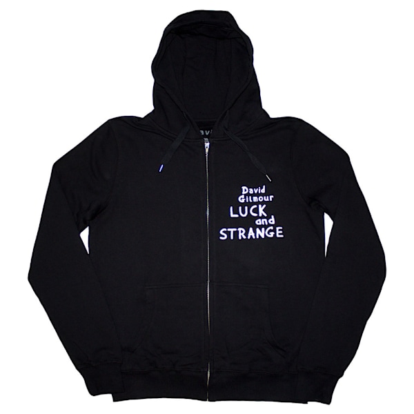 David Gilmour Unisex Vuxen Luck & Strange Ryggtryck Full Zip H Black S