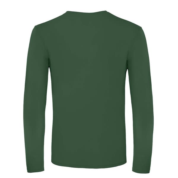 B&C Herr #E150 Långärmad T-shirt L Flaskgön Bottle Green L