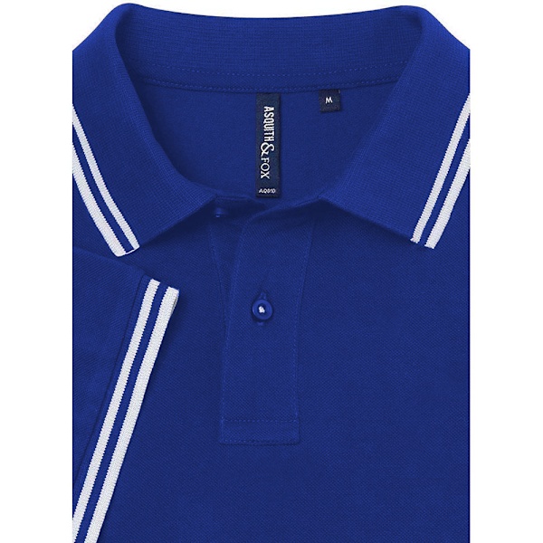 Asquith & Fox Klassisk passform Tipped Poloskjorta S Royal/ Vit Royal/ White S