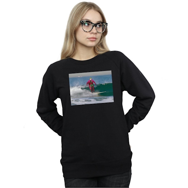 DC Comics Dam/Kvinnor Batman TV-serie Joker Surfing Sweatshirt Black M