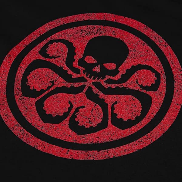 Marvel Herr Hydra Logo T-shirt M Svart Black M