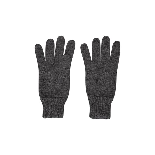 Mountain Warehouse Mens Compass Knitted Gloves One Size Black Black One Size