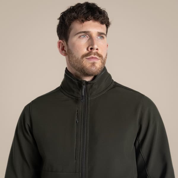 Craghoppers Expert Basecamp Softshelljacka för herrar S Mörkceder Dark Cedar S