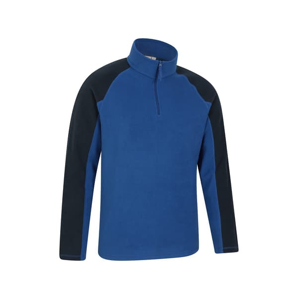 Mountain Warehouse Ashbourne II Half Zip Fleecetröja för män S Coba Cobalt S
