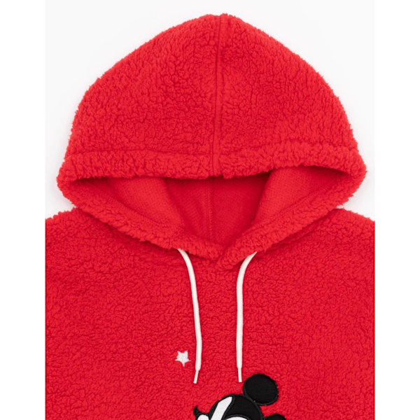 Mickey Mouse Dam/Dam Borg Pyjamas Set XS Röd Red XS