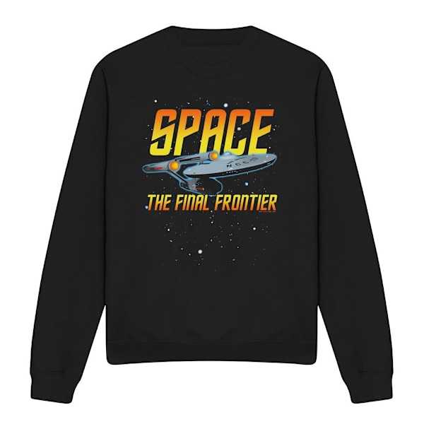 Star Trek Unisex Vuxen Space Sweatshirt XL Svart Black XL