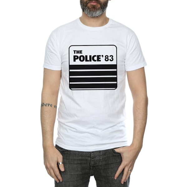 The Police Mens 83 Tour T-Shirt 3XL Vit White 3XL