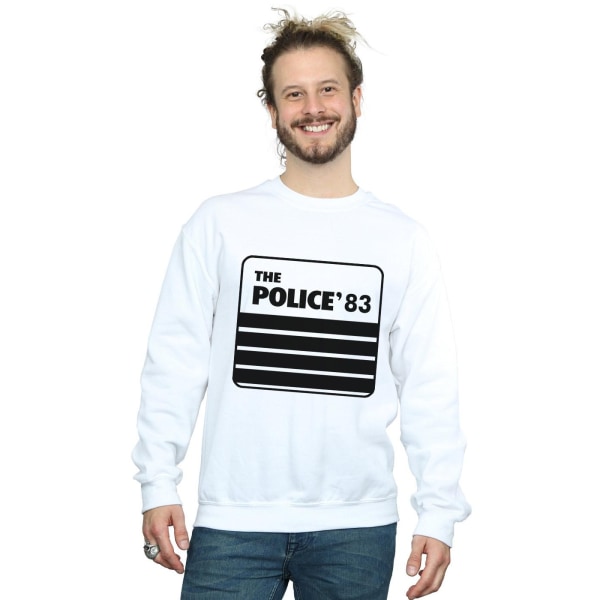 The Police Mens 83 Tour Sweatshirt S Vit White S
