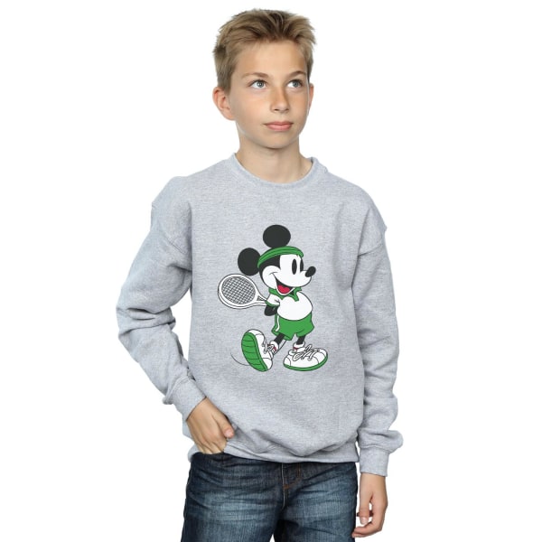 Disney Boys Mickey Mouse Tennis Sweatshirt 9-11 år Sports Grå Sports Grey 9-11 Years