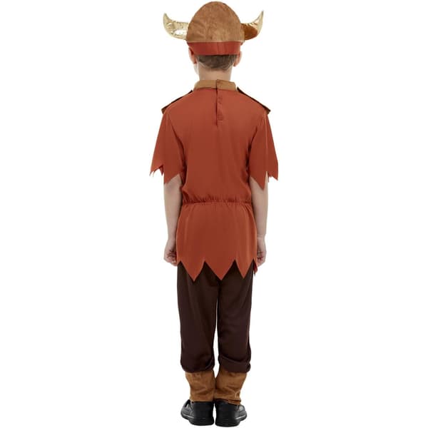 Smiffys Barn/Barn Vikingdräkt Set 7-9 År Brun Brown 7-9 Years