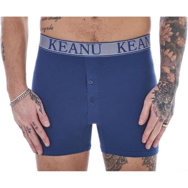 Keanu Herr Enfärgade Boxershorts (12-pack) S Blå Blue S