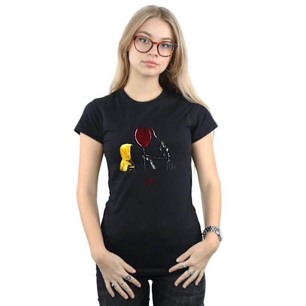 It Dam/Kvinnor Georgie Ballong Bomull T-shirt L Svart Black L