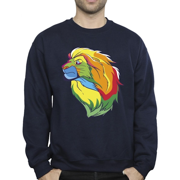 Disney Herr The Lion King Colours Sweatshirt XL Marinblå Navy Blue XL