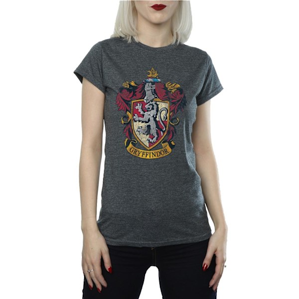 Harry Potter Dam/Kvinnor Gryffindor T-Shirt L Mörk Heather Dark Heather L