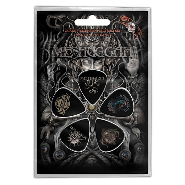 Meshuggah Musical Deviance Plectrum (5-pack) One Size Black Black One Size