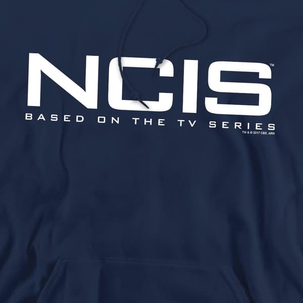 NCIS Herr Logo Hoodie M Marinblå Navy M
