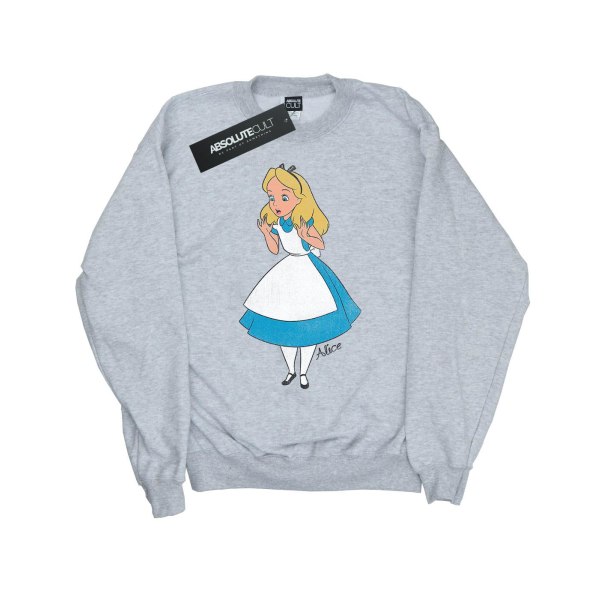 Disney Boys Alice In Wonderland Klassisk Alice Sweatshirt 7-8 Ye Sports Grey 7-8 Years