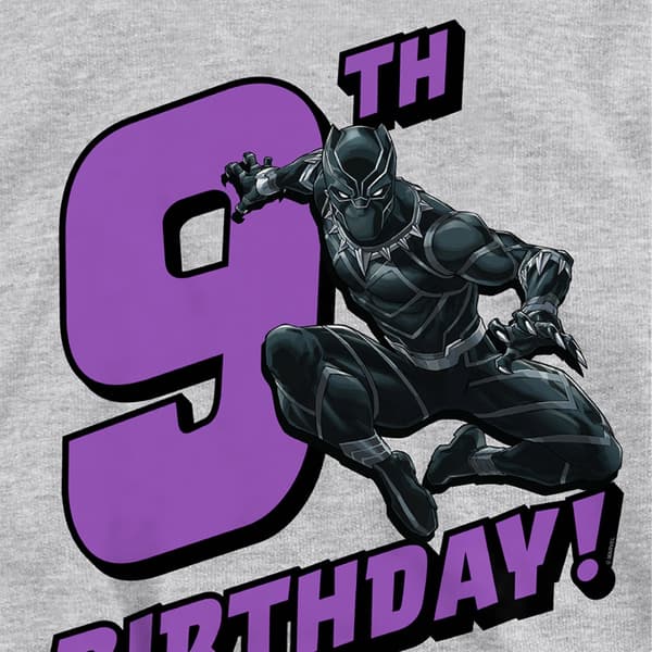 Marvel Barn/Kids Black Panther Heather Pull Over 9:e födelsedag Athletic Heather 7-8 Years
