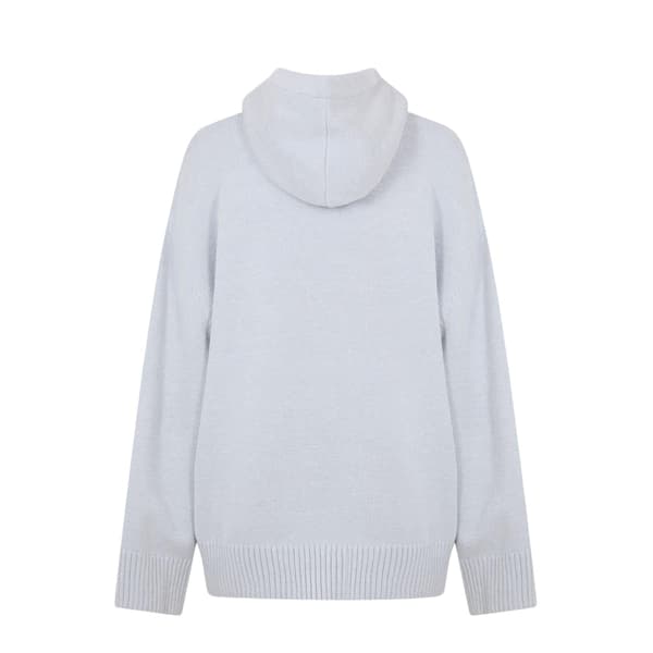 Jack Wills Dam/Dam Logotyp Drop Shoulder Långärmad Hoodie Grey Marl 8 UK