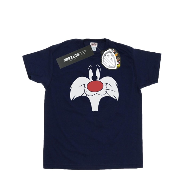 Looney Tunes Boys Sylvester Big Face T-shirt 5-6 år Marinblå Blu Navy Blue 5-6 Years