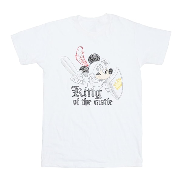 Disney Boys Mickey Mouse King Of The Castle T-Shirt 5-6 år W White 5-6 Years