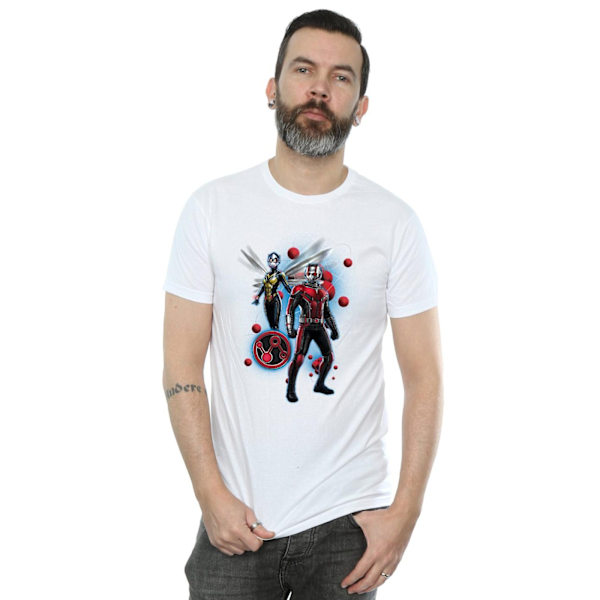 Marvel herr Ant-Man And The Wasp Particle Pose T-shirt M vit White M