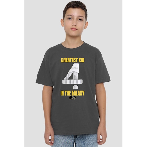 Star Wars Barn/Kids Bästa Kid Stormtrooper T-shirt 12-1 Charcoal 12-13 Years