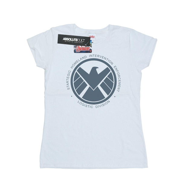 Marvel Dam/Damer Agents Of SHIELD Logistics Division Bomull White M