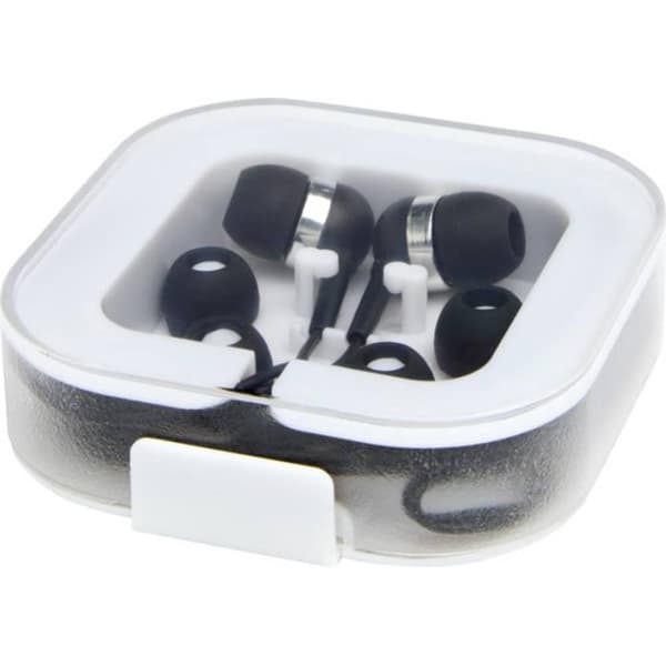 Återvunna ABS-plast Hörlurar med Sladd One Size Solid Svart Solid Black One Size