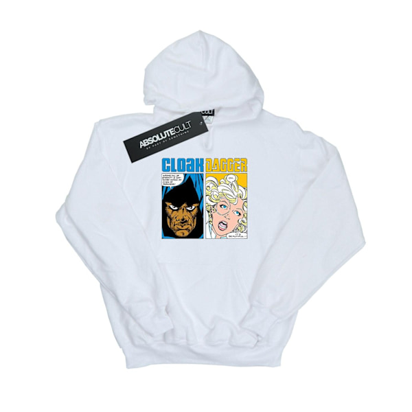 Marvel Boys Cloak And Dagger Comic Panels Hoodie 9-11 år Vit White 9-11 Years